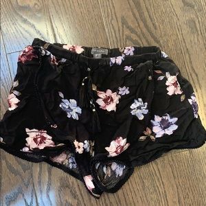 Primark floral loose shorts